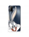 Capa para Oppo A92 Oficial de Warner Bros Bugs Bunny Silhueta Transparente - Looney Tunes