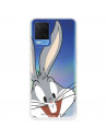 Capa para Oppo A55 4G Oficial da Warner Bros Bugs Bunny Silhueta Transparente - Looney Tunes