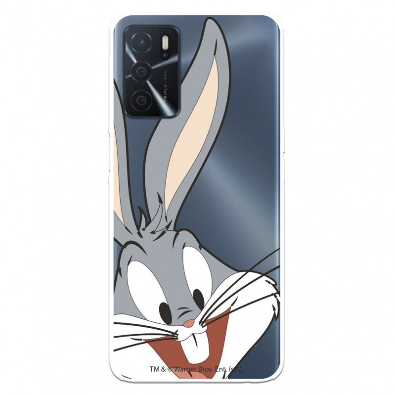 Capa para Oppo A16 Oficial da Warner Bros Bugs Bunny Silhueta Transparente - Looney Tunes