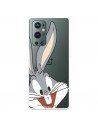 Capa para OnePlus 9 Pro Oficial da Warner Bros Bugs Bunny Silhueta Transparente - Looney Tunes