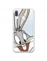 Capa Oficial Warner Bros Bugs Bunny Transparente para Samsung Galaxy A40 - Looney Tunes