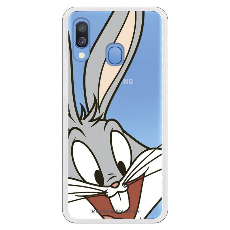 Capa Oficial Warner Bros Bugs Bunny Transparente para Samsung Galaxy A20e - Looney Tunes