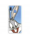 Capa Oficial Warner Bros Bugs Bunny Transparente para Samsung Galaxy A20e - Looney Tunes