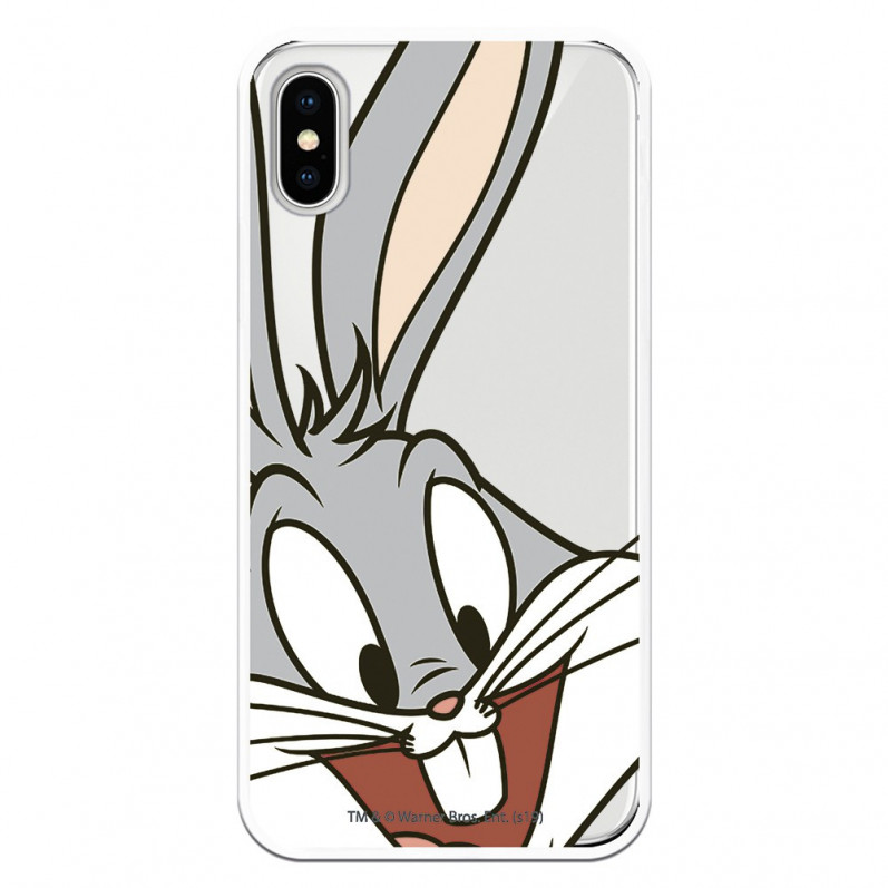 Capa Oficial Warner Bros Bugs Bunny Transparente para iPhone XS - Looney Tunes