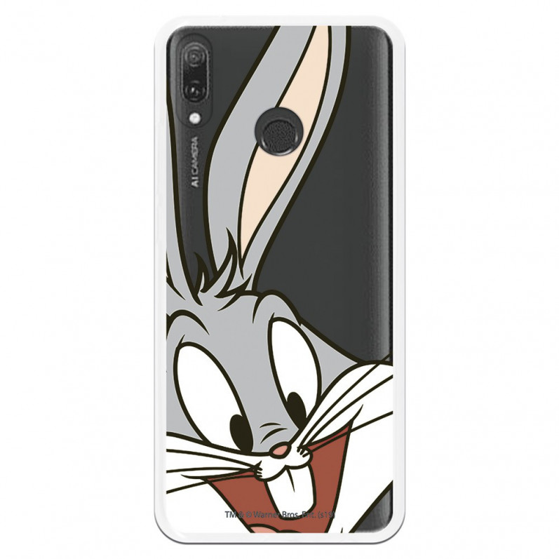 Capa Oficial Warner Bros Bugs Bunny Transparente para Huawei Y9 2019 - Looney Tunes