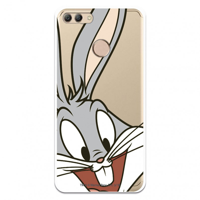 Capa Oficial Warner Bros Bugs Bunny Transparente para Huawei Y9 2018 - Looney Tunes