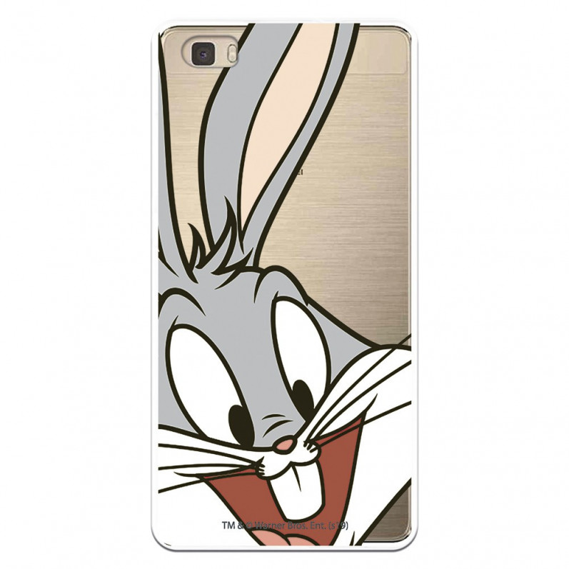 Capa Oficial Warner Bros Bugs Bunny Transparente para Huawei P8 Lite - Looney Tunes