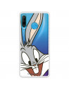 Capa Oficial Warner Bros Bugs Bunny Transparente para Huawei P30 Lite - Looney Tunes