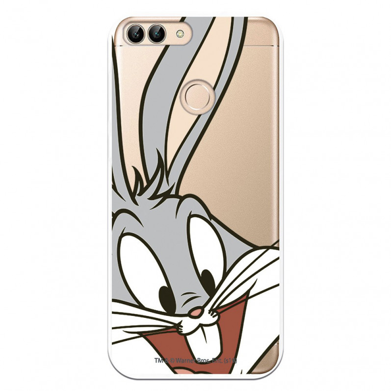 Capa Oficial Warner Bros Bugs Bunny Transparente para Huawei P Smart - Looney Tunes