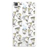 Funda Oficial Disney Chip Potts Siluetas Transparente para Bq Aquaris E5 4G