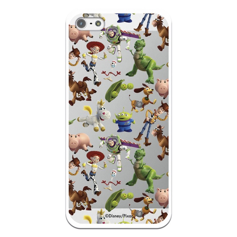 Funda Oficial Disney Toy Story Siluetas Transparente - Toy Story para iPhone 5S