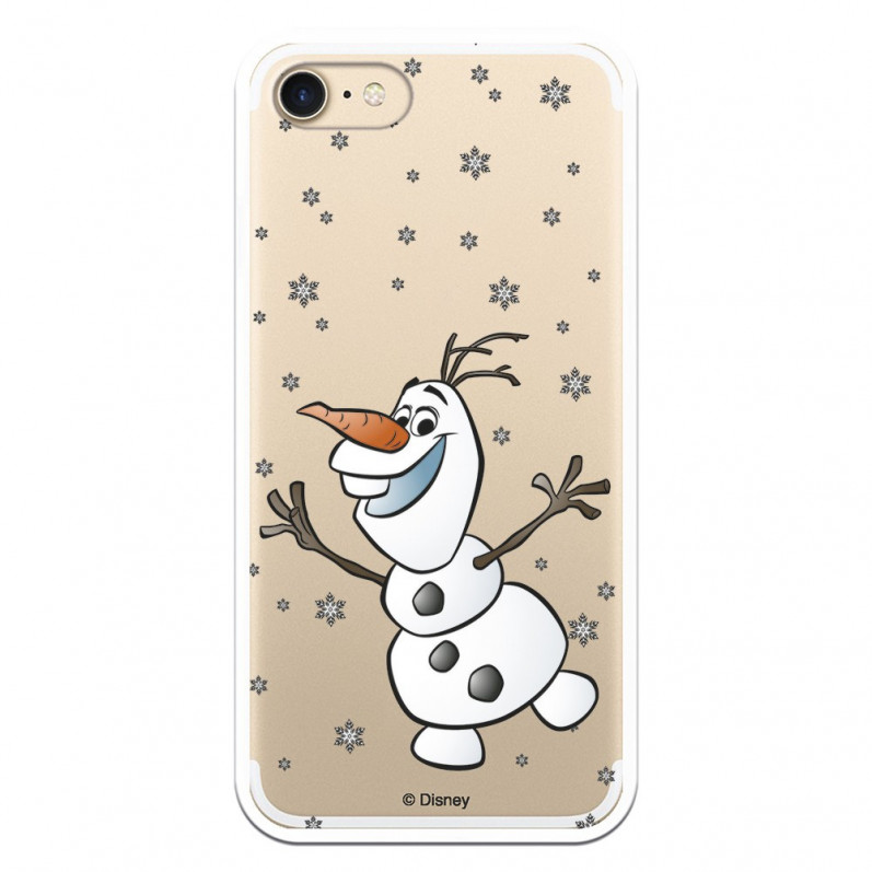 Capa para iPhone SE 2022 Oficial de Disney Olaf Transparente - Frozen