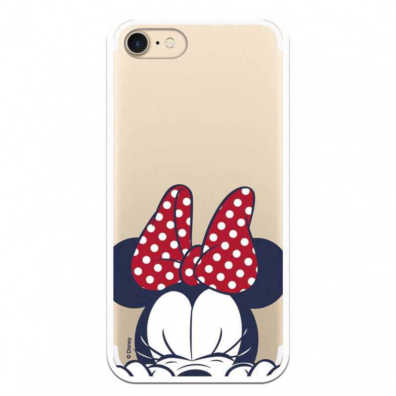 Capa para iPhone SE 2022 Oficial de Disney Minnie Cara - Clássicos Disney