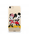 Capa para iPhone SE 2022 Oficial de Disney Mickey e Minnie A Posar - Clássicos Disney