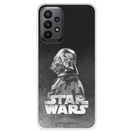 Funda para Samsung Galaxy A23 5G Oficial de Star Wars Darth Vader Fondo negro - Star Wars