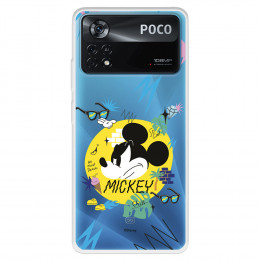 Funda para Xiaomi Poco X4 Pro Oficial de Disney Mickey Mickey Urban - Clásicos Disney