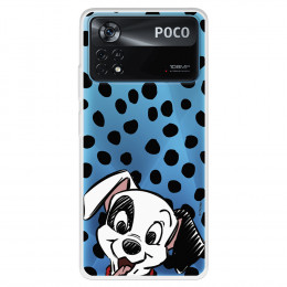 Funda para Xiaomi Poco X4 Pro Oficial de Disney Cachorro Manchas - 101 Dálmatas