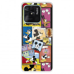 Funda para Xiaomi Redmi 10C Oficial de Disney Mickey Comic - Clásicos Disney
