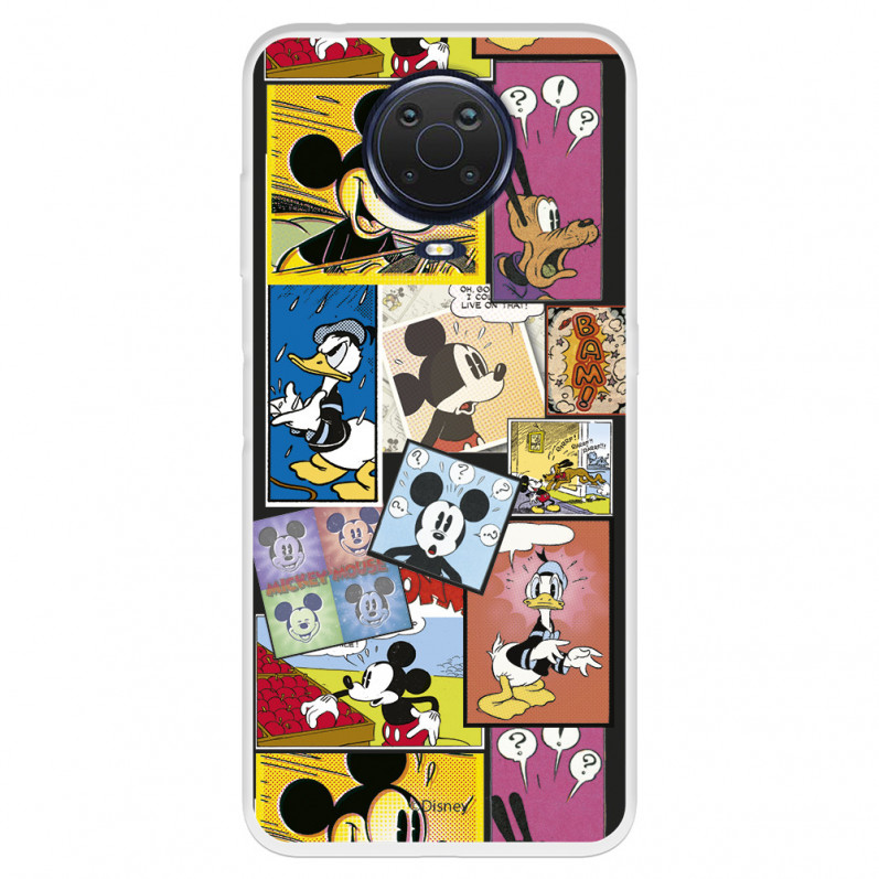 Funda para Nokia G20 Oficial de Disney Mickey Comic - Clásicos Disney