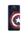 Funda para Nokia G20 Oficial de Marvel Capitán América Escudo Transparente - Marvel