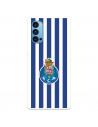 Capa para Oppo Reno4 4G do Futebol Clube do Porto Emblema Listras - Licença Oficial Futebol Clube do Porto