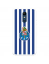 Capa para LG K11 do Futebol Clube do Porto Emblema Listras - Licença Oficial Futebol Clube do Porto