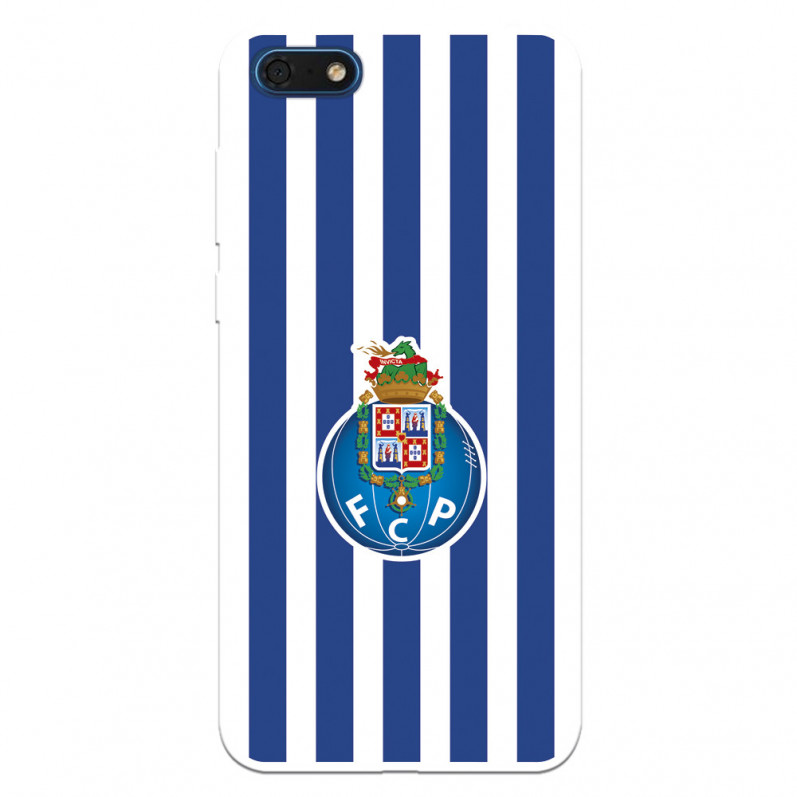 Capa para Honor 7S do Futebol Clube do Porto Emblema Listras - Licença Oficial Futebol Clube do Porto
