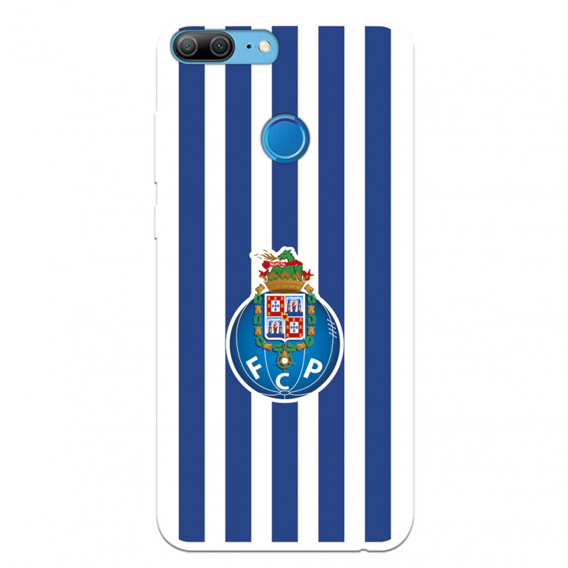 Capa para Honor 9 Lite do Futebol Clube do Porto Emblema Listras - Licença Oficial Futebol Clube do Porto