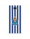 Capa para Huawei Y7 do Futebol Clube do Porto Emblema Listras - Licença Oficial Futebol Clube do Porto