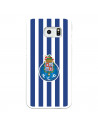 Capa para Samsung Galaxy S6 Edge do Futebol Clube do Porto Emblema Listras - Licença Oficial Futebol Clube do Porto