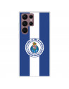 Funda para Samsung Galaxy S22 Ultra del Fútbol Club Oporto Escudo Rayas Azul y blanco  - Licencia Oficial Fútbol Club Oporto