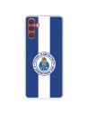Funda para Samsung Galaxy A13 5G del Fútbol Club Oporto Escudo Rayas Azul y blanco  - Licencia Oficial Fútbol Club Oporto