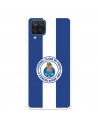 Funda para Samsung Galaxy A12 del Fútbol Club Oporto Escudo Rayas Azul y blanco  - Licencia Oficial Fútbol Club Oporto