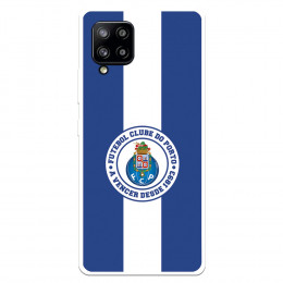 Funda para Samsung Galaxy A42 5G del Fútbol Club Oporto Escudo Rayas Azul y blanco  - Licencia Oficial Fútbol Club Oporto