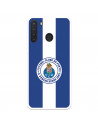 Funda para Samsung Galaxy A21 del Fútbol Club Oporto Escudo Rayas Azul y blanco  - Licencia Oficial Fútbol Club Oporto