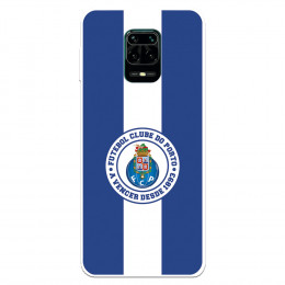 Funda para Xiaomi Redmi Note 9S del Fútbol Club Oporto Escudo Rayas Azul y blanco  - Licencia Oficial Fútbol Club Oporto