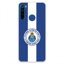 Funda para Xiaomi Redmi Note 8T del Fútbol Club Oporto Escudo Rayas Azul y blanco  - Licencia Oficial Fútbol Club Oporto