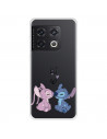 Funda para OnePlus 10 Pro Oficial de Disney Angel & Stitch Beso - Lilo & Stitch