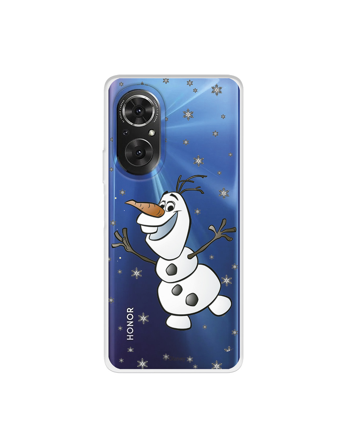 Funda para Xiaomi Poco C65 Oficial de Disney Olaf Transparente - Frozen