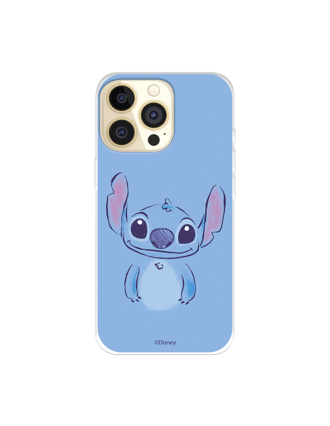 Capa para iPhone 14 Pro Oficial da Disney Stitch Azul - Lilo & Stitch