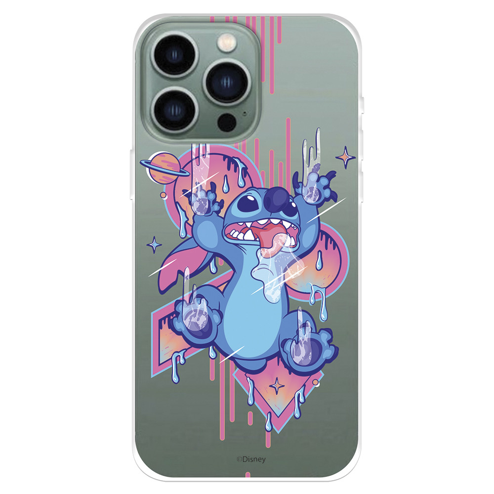 Capa para iPhone 14 Pro Max Oficial da Disney Stitch Graffiti - Lilo &  Stitch