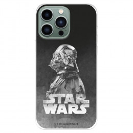 Funda para IPhone 14 Pro Max Oficial de Star Wars Darth Vader Fondo negro - Star Wars