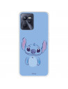 Funda para Realme Narzo 50A Prime Oficial de Disney Stitch Azul - Lilo & Stitch