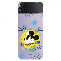Funda para Samsung Galaxy Z Flip4 Oficial de Disney Mickey Mickey Urban - Clásicos Disney