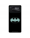 Capa para Xiaomi Poco C40 Oficial de DC Comics Batman Logo Transparente - DC Comics
