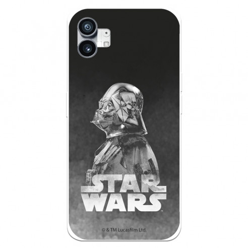 Capa para Nothing Phone 1 Oficial de Star Wars Darth Vader Fundo Preto - Star Wars