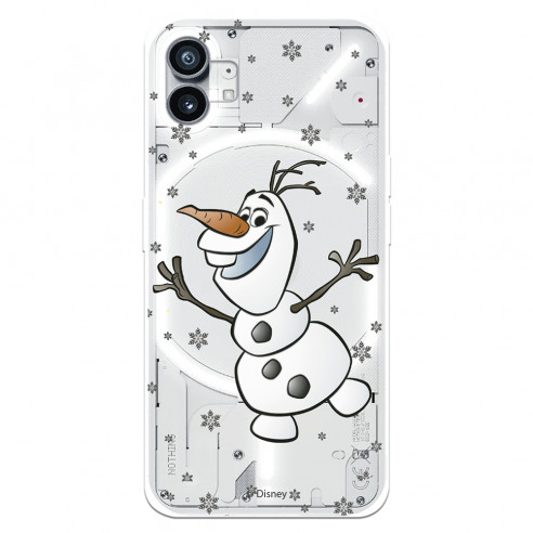 Capa para Nothing Phone 1 Oficial da Disney Olaf Transparente - Frozen