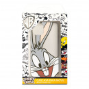 Funda para ZTE Blade A72 Oficial de Warner Bros Bugs Bunny Silueta Transparente - Looney Tunes