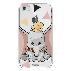 Funda Oficial Disney Dumbo silueta transparente para iPhone 4S