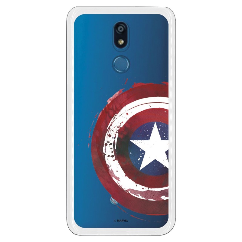 Funda Oficial Escudo Capitan America para LG K40